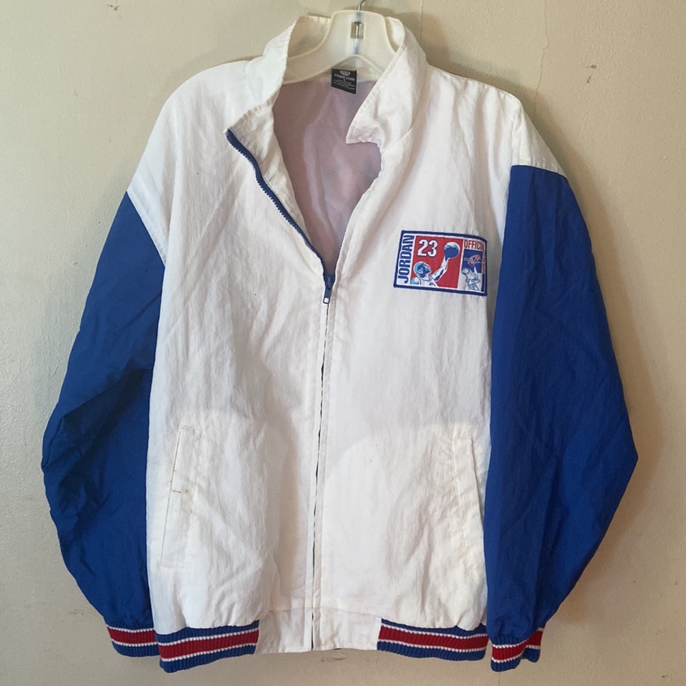 Space Jam Jordan Warner Brothers sz S lightweight Windbreaker Jacker 1996 - Picture 11 of 11